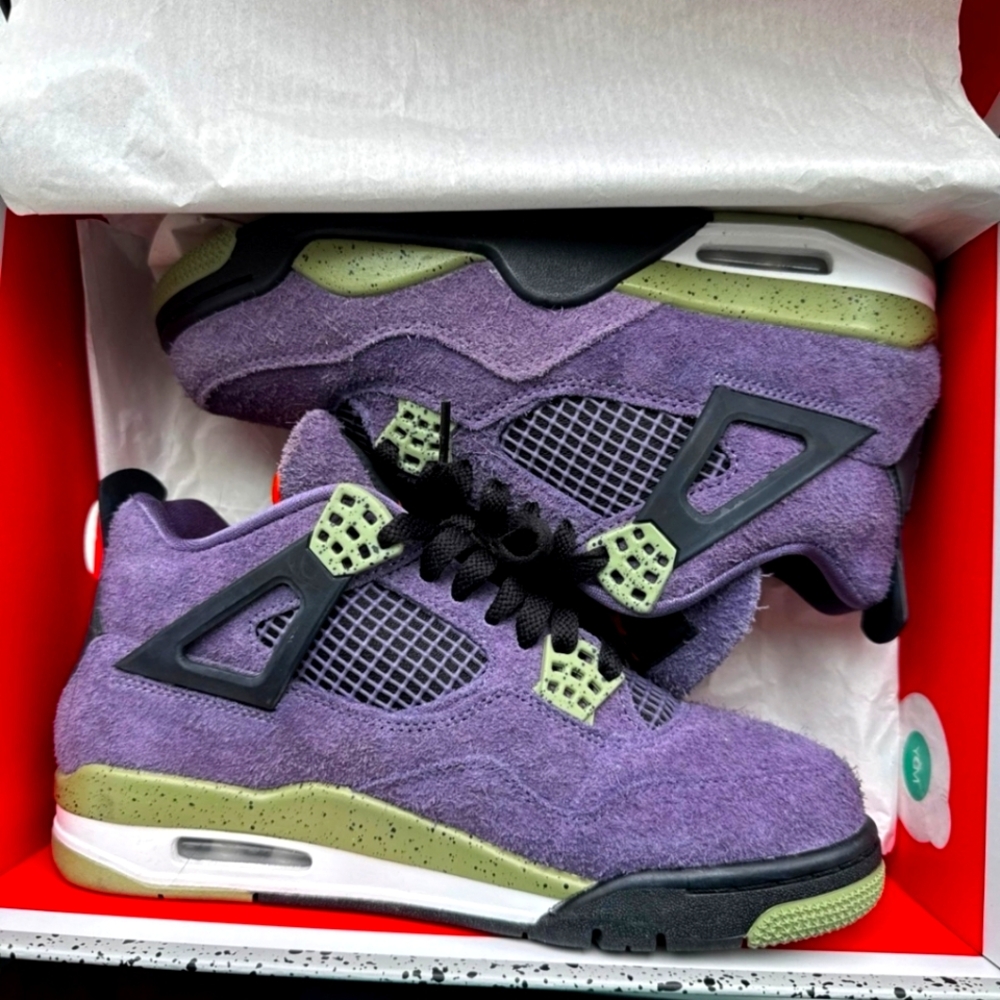 Jordan 4 Canyon Purples